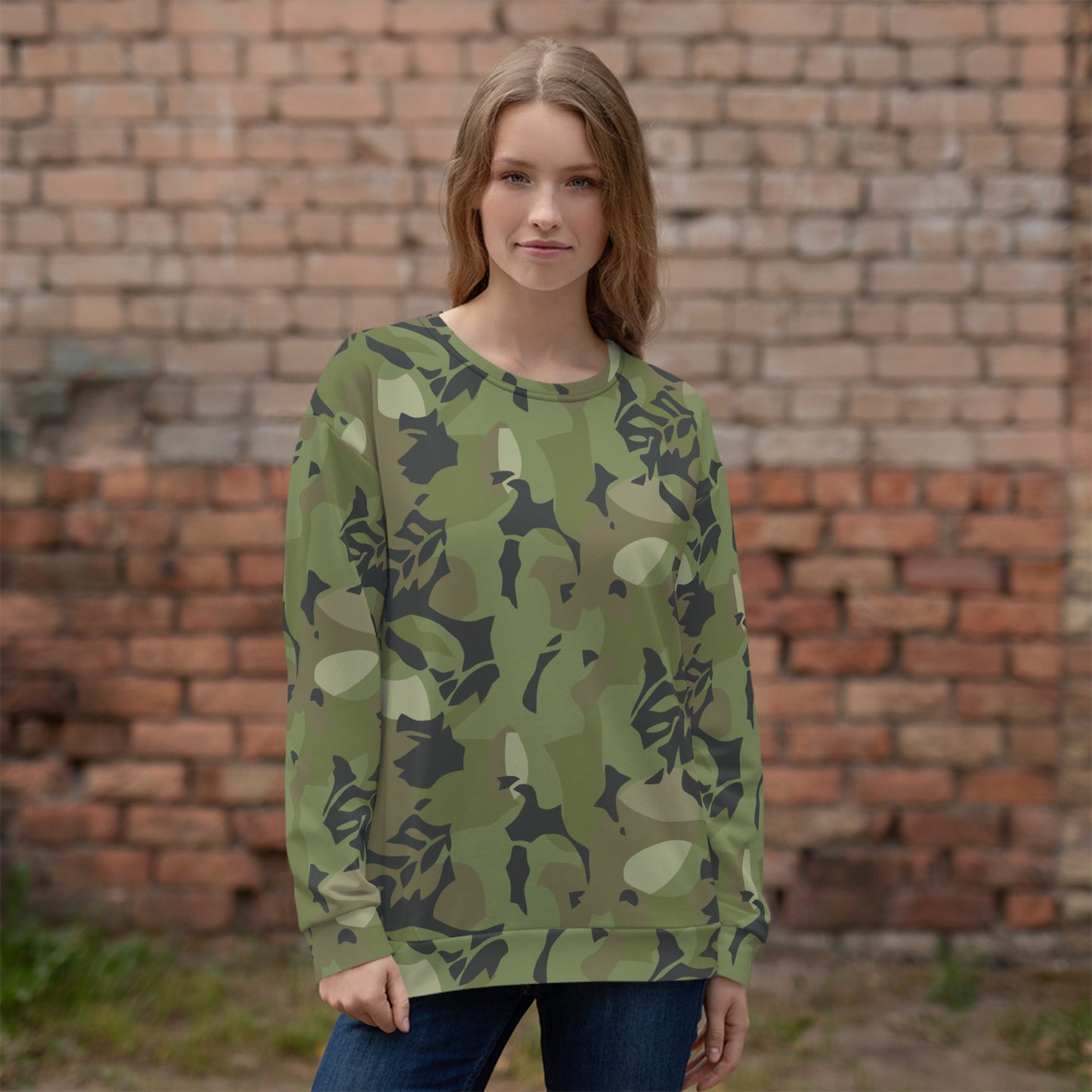 Cuban Elm Leaf Special Troops CAMO Unisex Sweatshirt - Sweatshirts