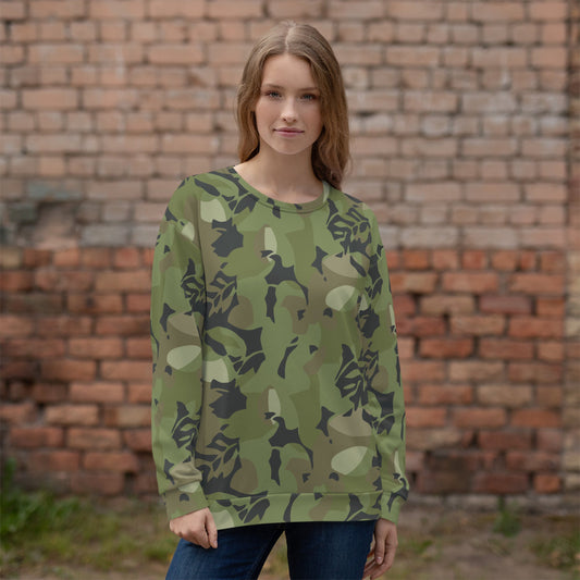 Cuban Elm Leaf Special Troops CAMO Unisex Sweatshirt - Sweatshirts