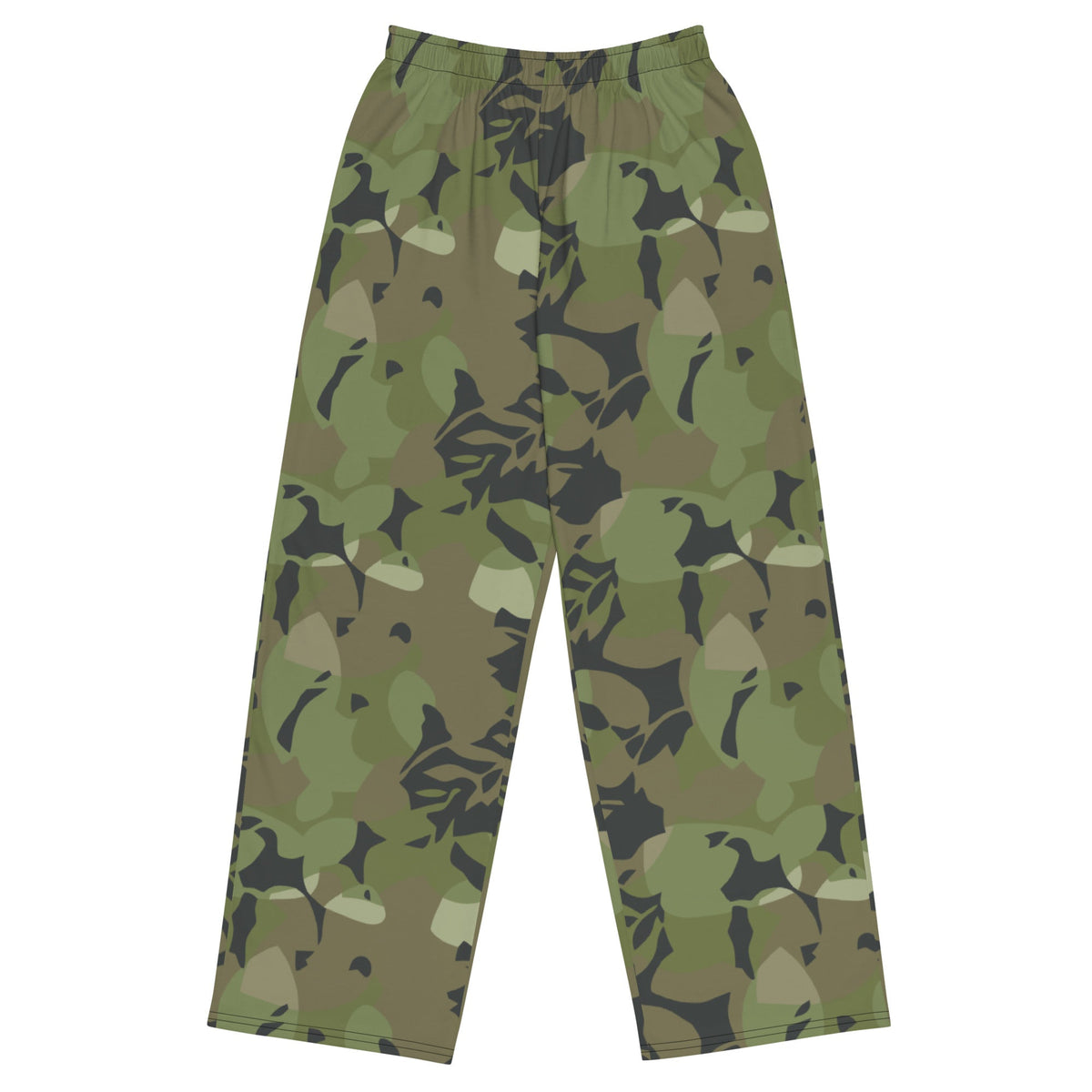 CAMO HQ - Cuban Elm Leaf Special Troops CAMO unisex wide-leg pants