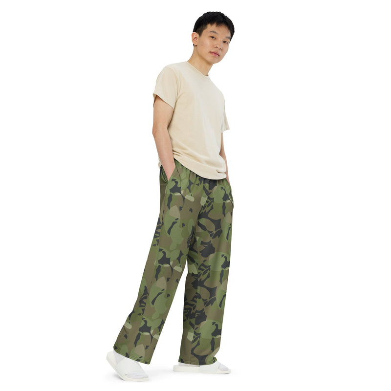 Elm Leaf Cuban Special Troops CAMO Unisex Wide-Leg Leisure Pants - Pant