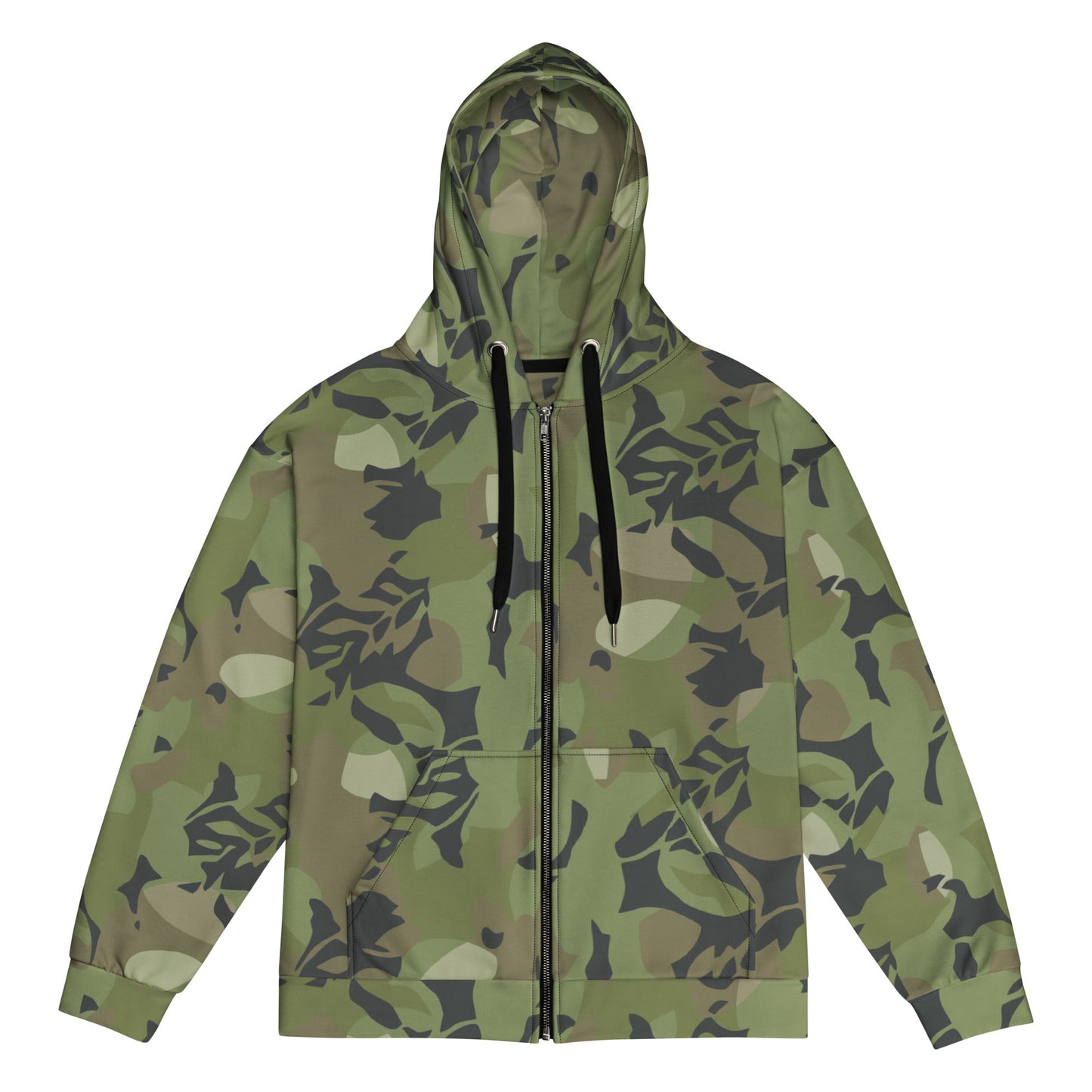 Cuban Elm Leaf Special Troops CAMO Unisex zip hoodie 2XS Zip Hoodies
