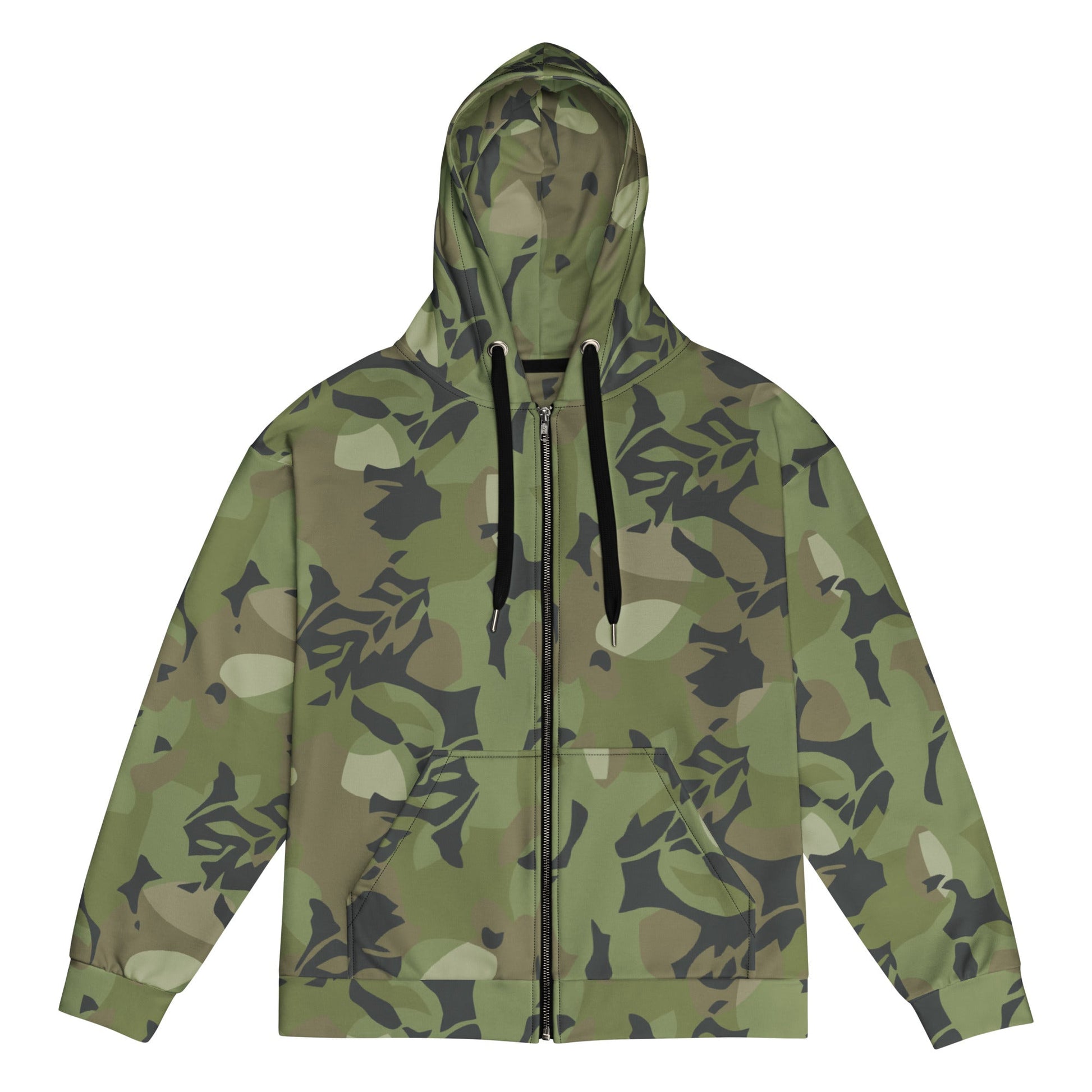 Cuban Elm Leaf Special Troops CAMO Unisex zip hoodie 2XS Zip Hoodies