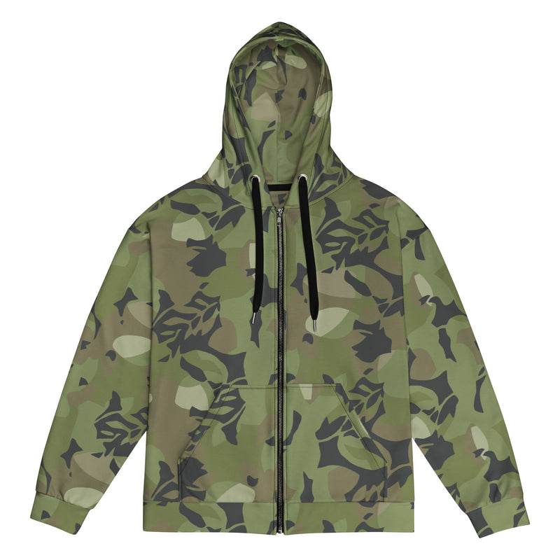 Elm Leaf Cuban Special Troops CAMO Unisex Zip Hoodie - 2XS