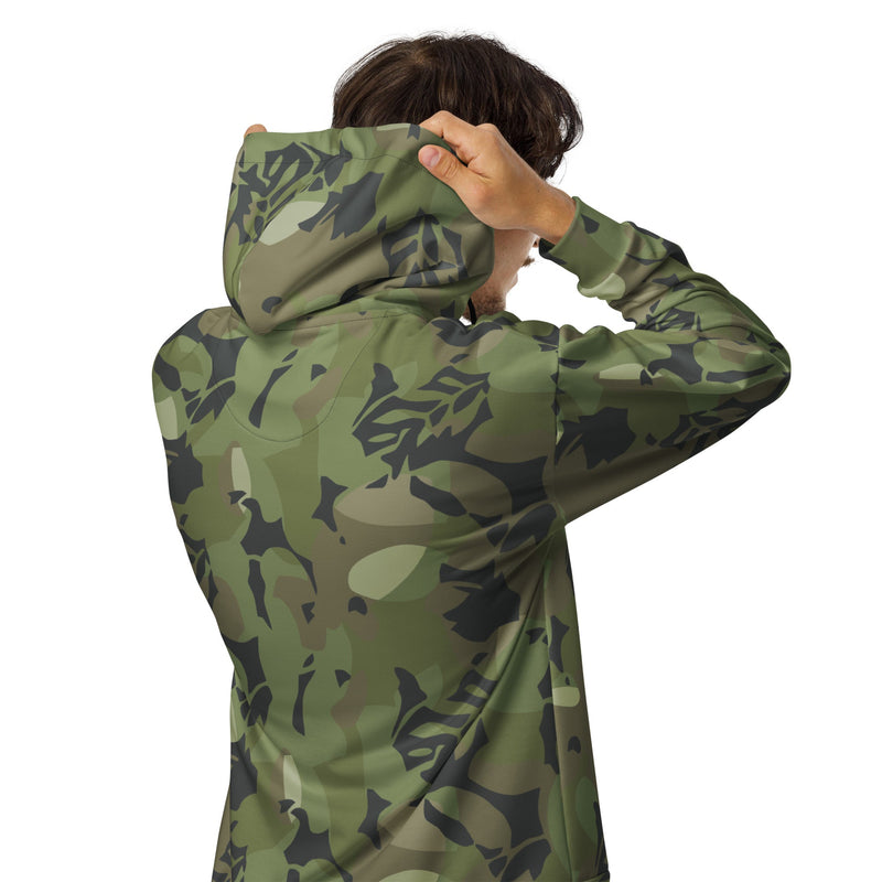 Elm Leaf Cuban Special Troops CAMO Unisex Zip Hoodie