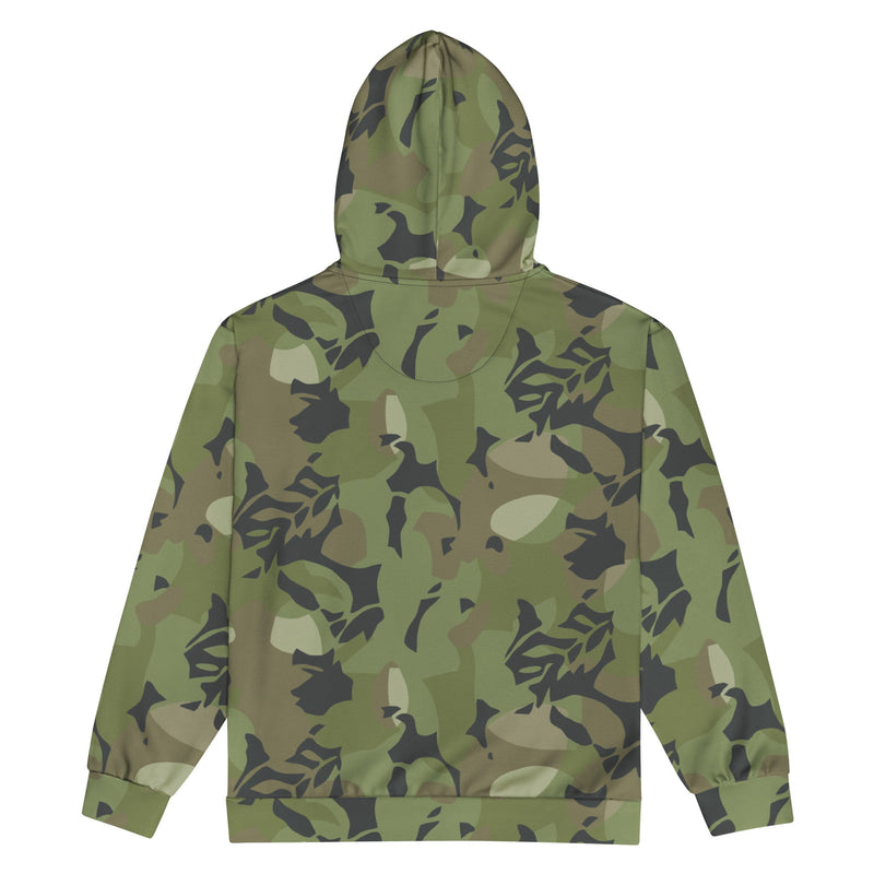 Elm Leaf Cuban Special Troops CAMO Unisex Zip Hoodie