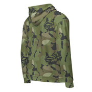 Elm Leaf Cuban Special Troops CAMO Unisex Zip Hoodie