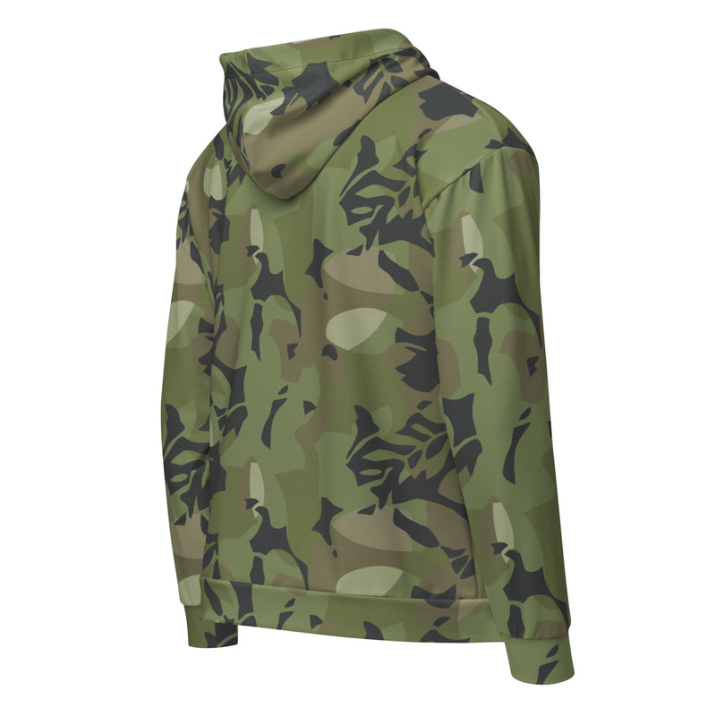 Elm Leaf Cuban Special Troops CAMO Unisex Zip Hoodie