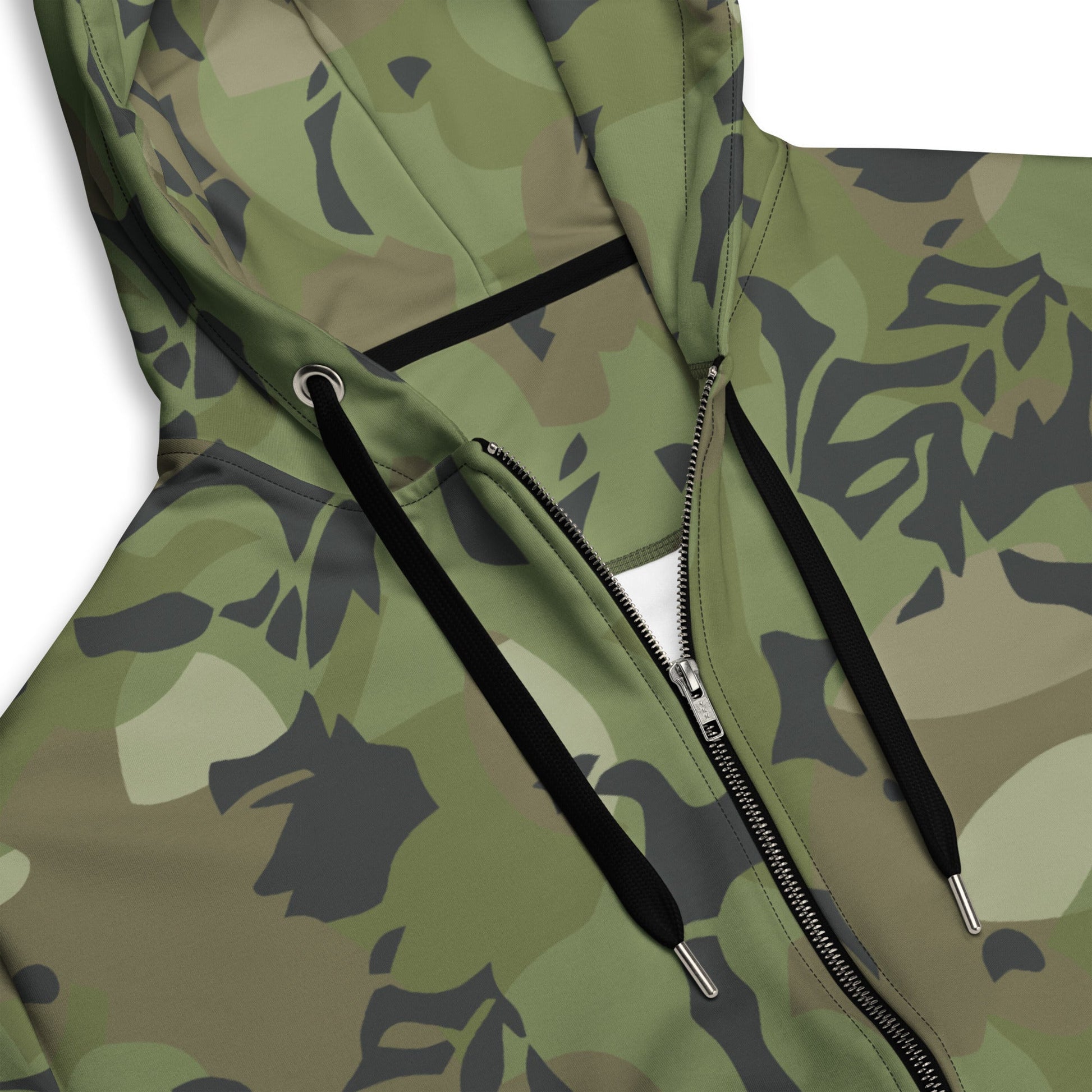 Cuban Elm Leaf Special Troops CAMO Unisex zip hoodie Zip Hoodies