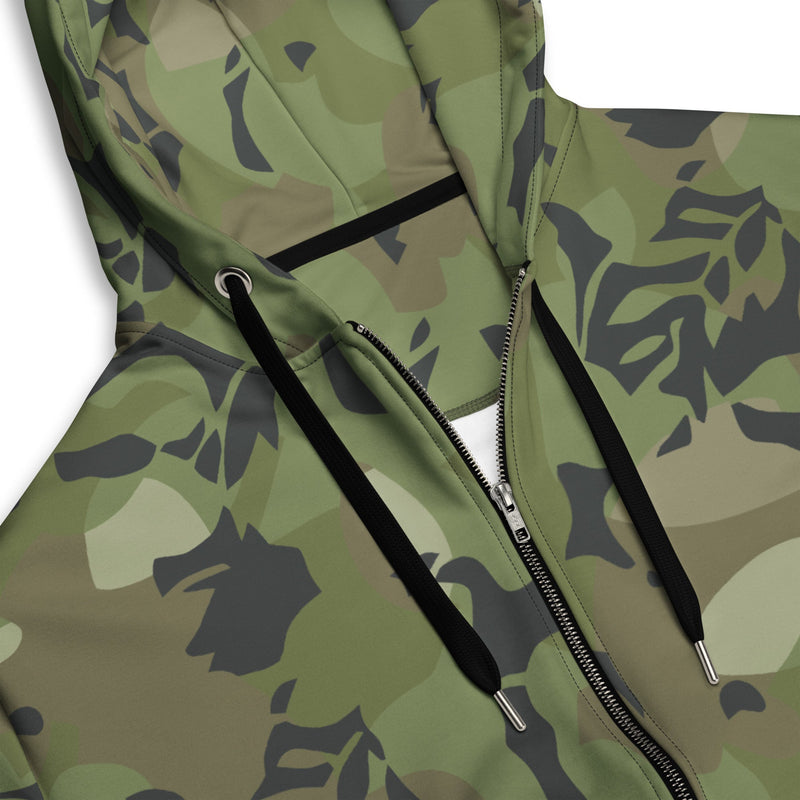 Elm Leaf Cuban Special Troops CAMO Unisex Zip Hoodie