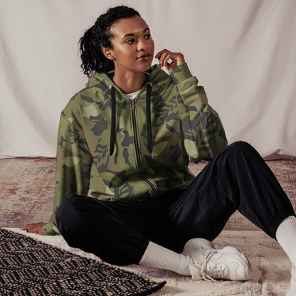 Cuban Elm Leaf Special Troops CAMO Unisex zip hoodie Zip Hoodies