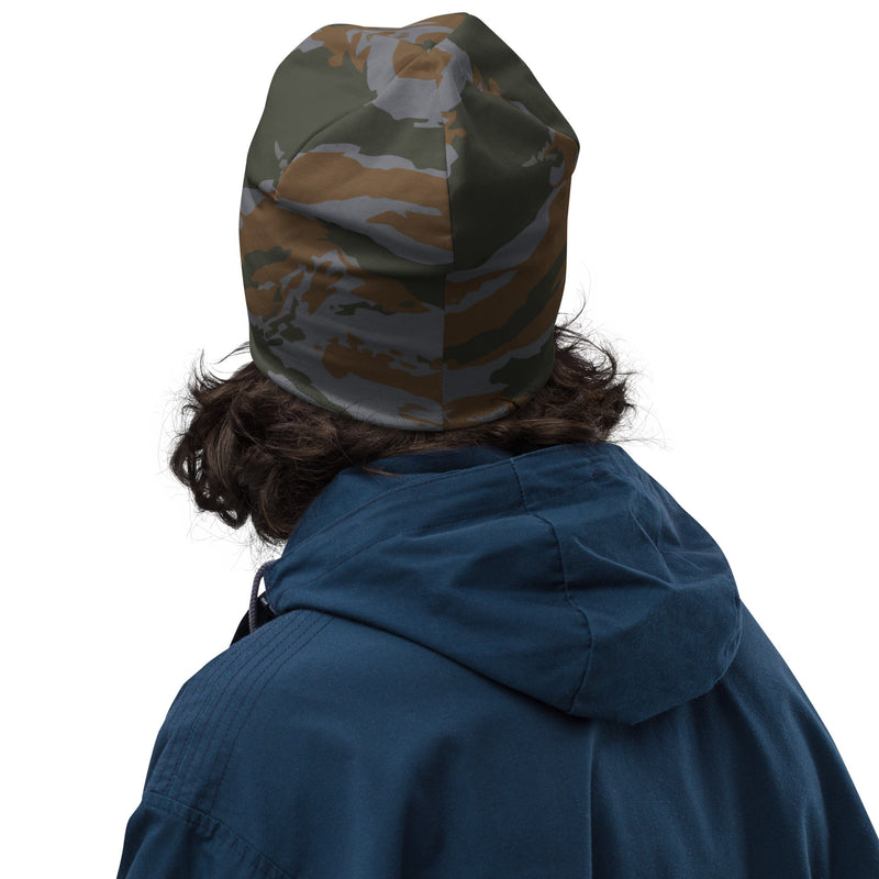 Lizard Cuban Jungle CAMO Beanie - Head
