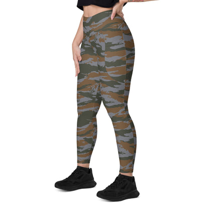 Cuban Lizard CAMO Leggings with pockets - Womens With Pockets