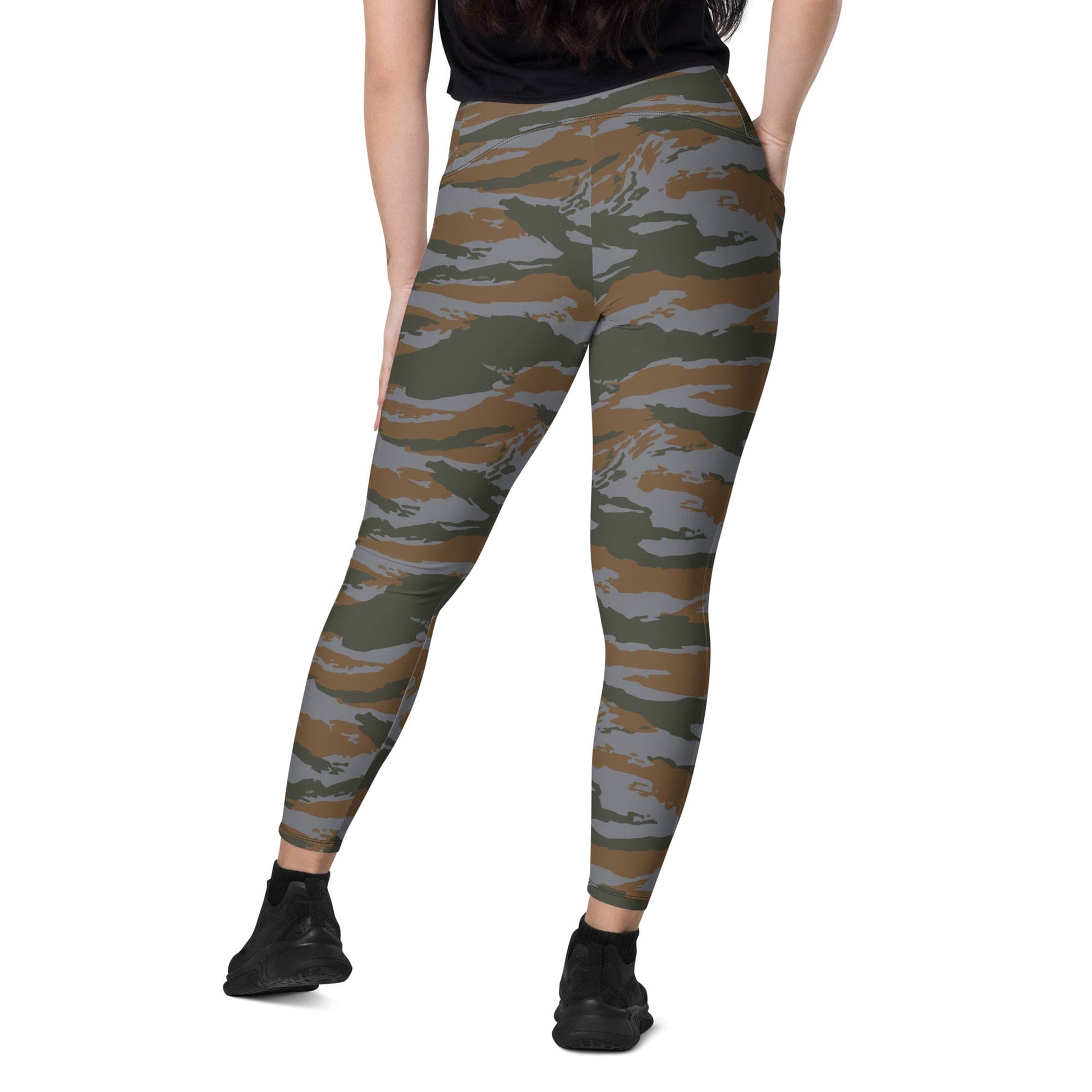 Cuban Lizard CAMO Leggings with pockets - Womens With Pockets