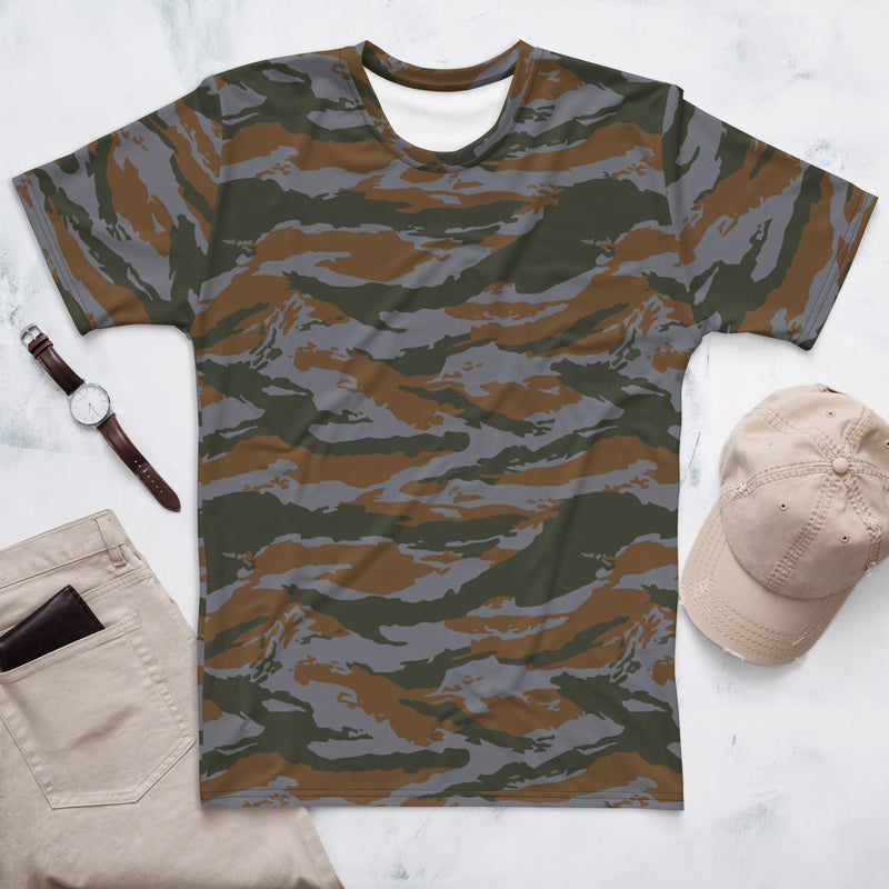 Lizard Cuban Jungle CAMO Mens T-Shirt - XS