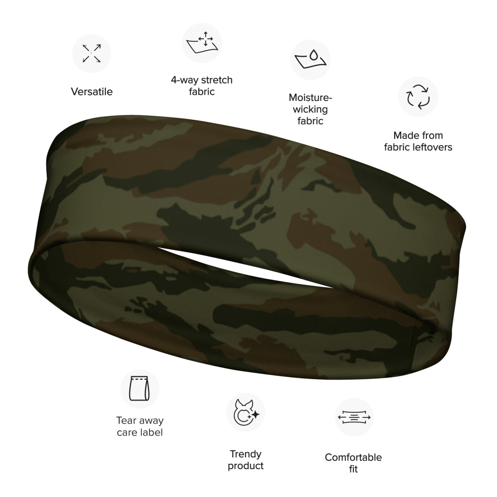 Cuban Lizard Olive CAMO Headband - M