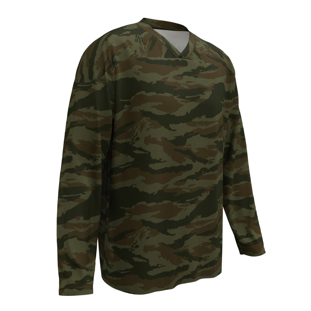 CAMO HQ - Cuban Lizard Olive CAMO hockey fan jersey