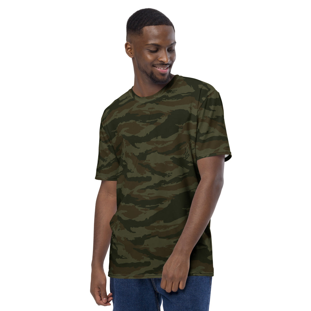 Cuban Lizard Olive CAMO Men’s t-shirt - Mens T-Shirt