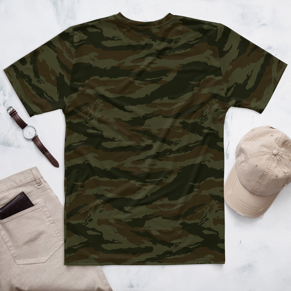 Cuban Lizard Olive CAMO Men’s t-shirt - Mens T-Shirt