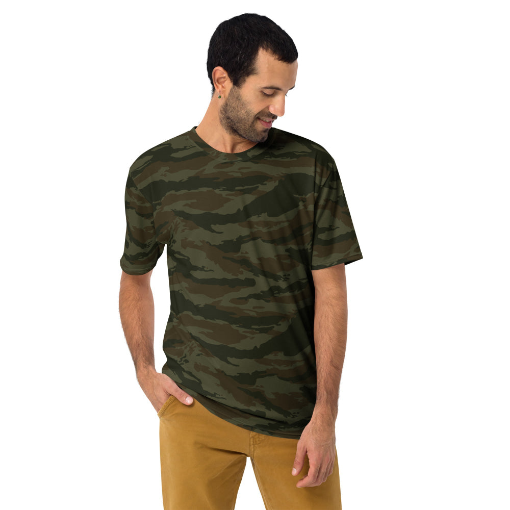 Cuban Lizard Olive CAMO Men’s t-shirt - Mens T-Shirt