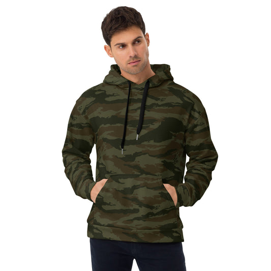 Cuban Lizard Olive CAMO Unisex Hoodie - 2XS