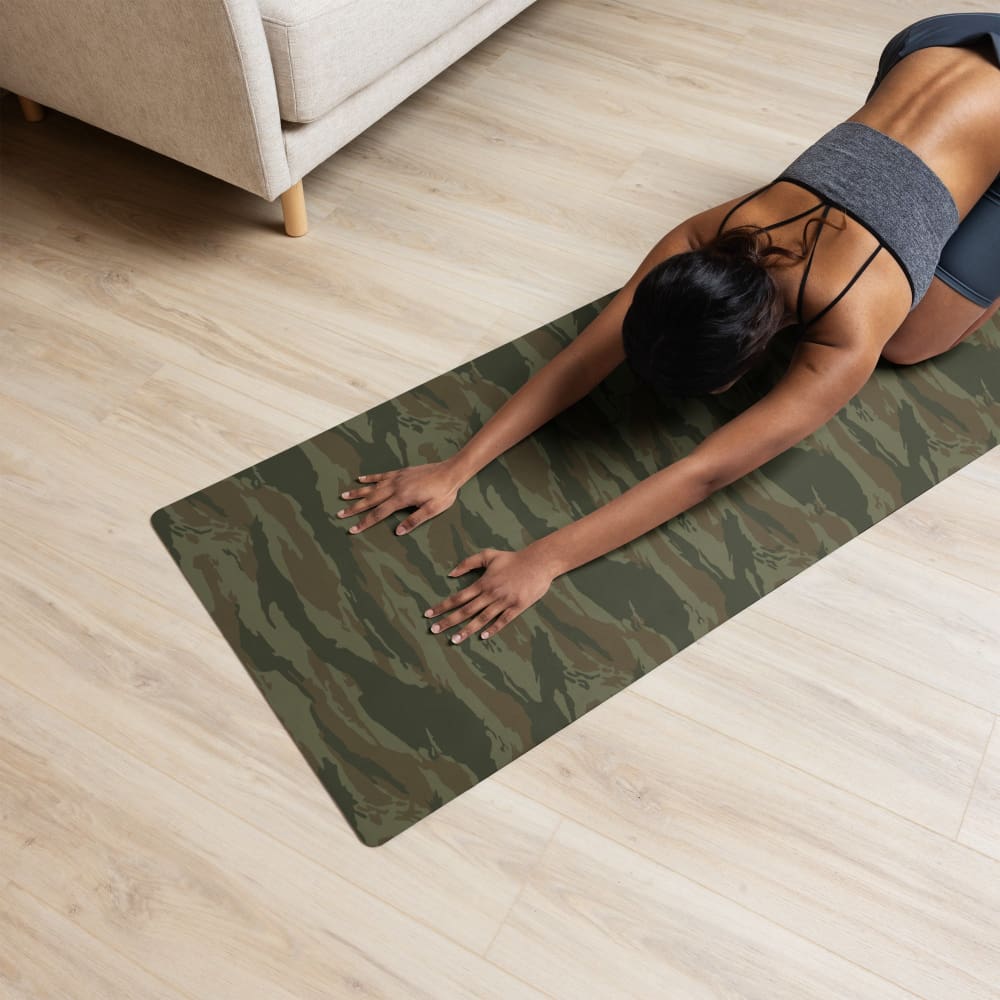 Cuban Lizard Olive CAMO Yoga mat