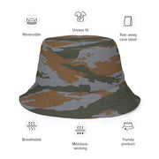 Lizard Cuban Jungle CAMO Reversible Bucket Hat - Head