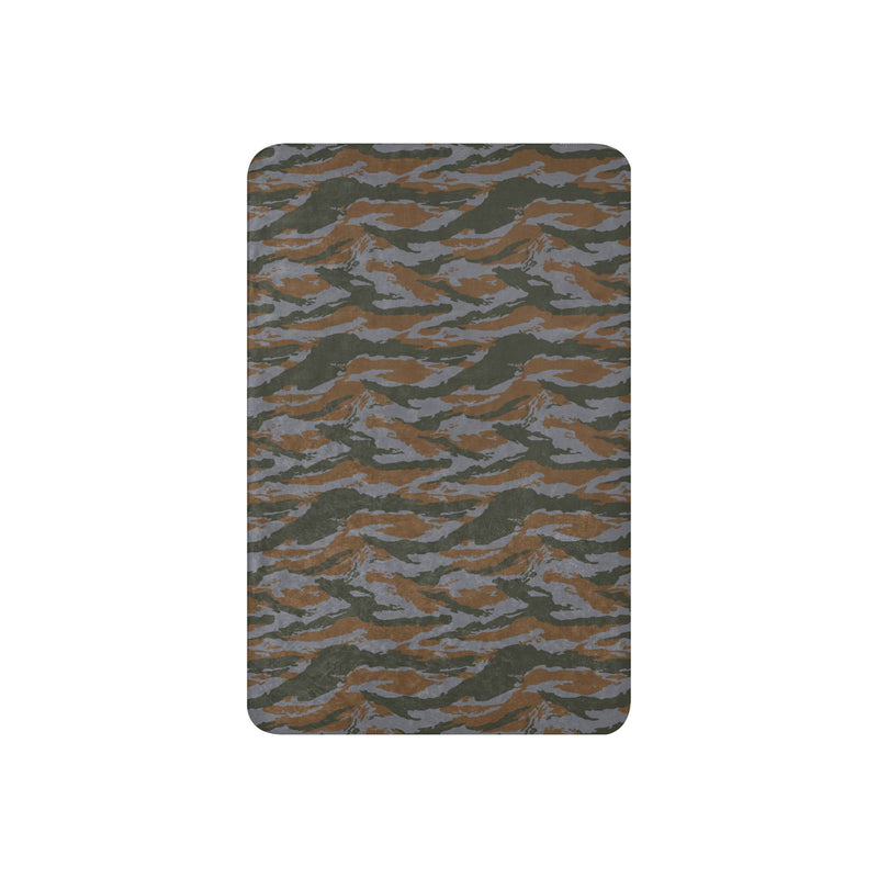 Lizard Cuban Jungle CAMO Sherpa Blanket