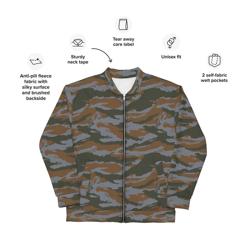 Lizard Cuban Jungle CAMO Unisex Bomber Jacket