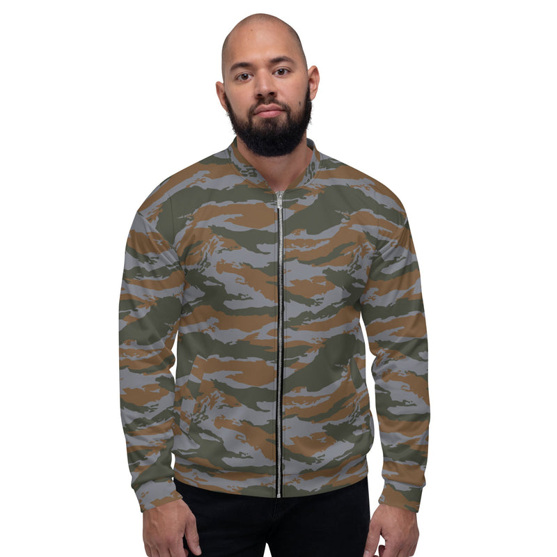 Lizard Cuban Jungle CAMO Unisex Bomber Jacket