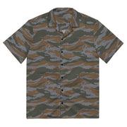 Lizard Cuban Jungle CAMO Unisex Short-Sleeve Button Shirt - 2XS - Button-Up