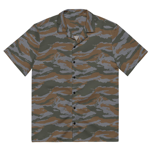 Lizard Cuban Jungle CAMO Unisex Short-Sleeve Button Shirt - 2XS - Button-Up