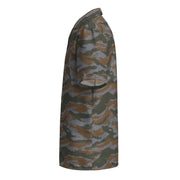 Lizard Cuban Jungle CAMO Unisex Short-Sleeve Button Shirt - Button-Up