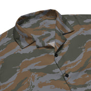 Lizard Cuban Jungle CAMO Unisex Short-Sleeve Button Shirt - Button-Up