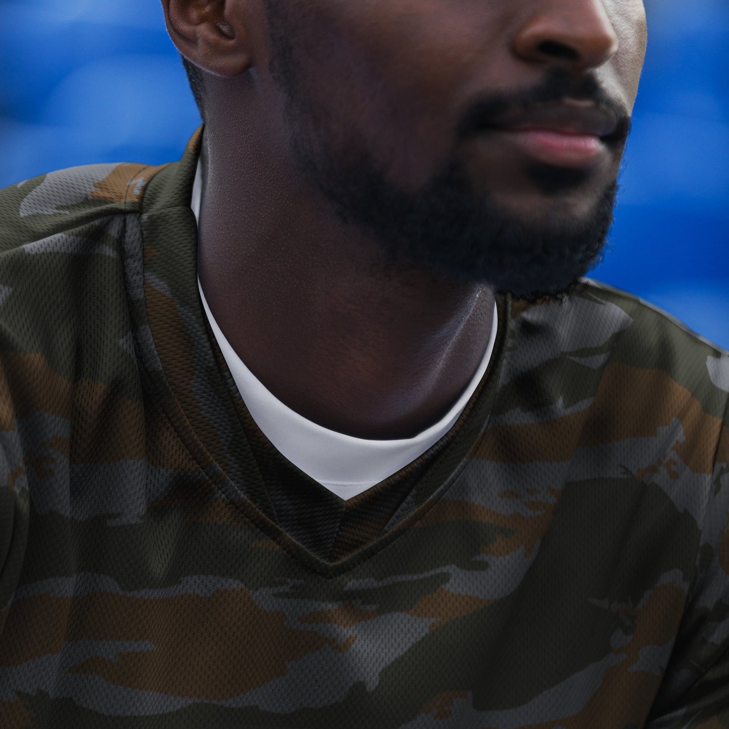 Cuban Lizard CAMO unisex sports jersey - Sports Jerseys