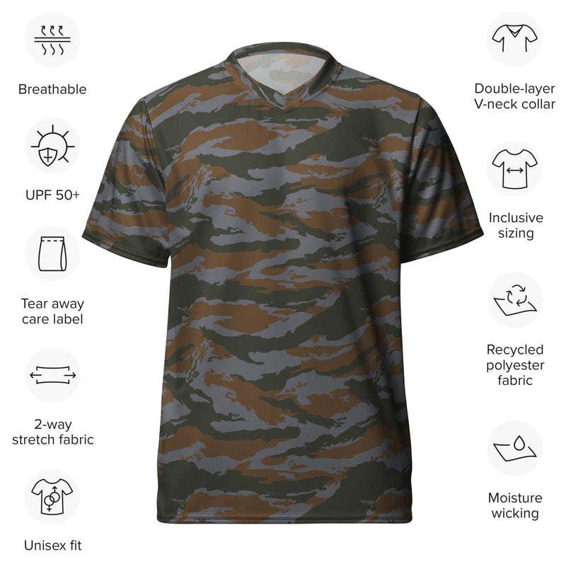 Lizard Cuban Jungle CAMO Unisex Sports Jersey