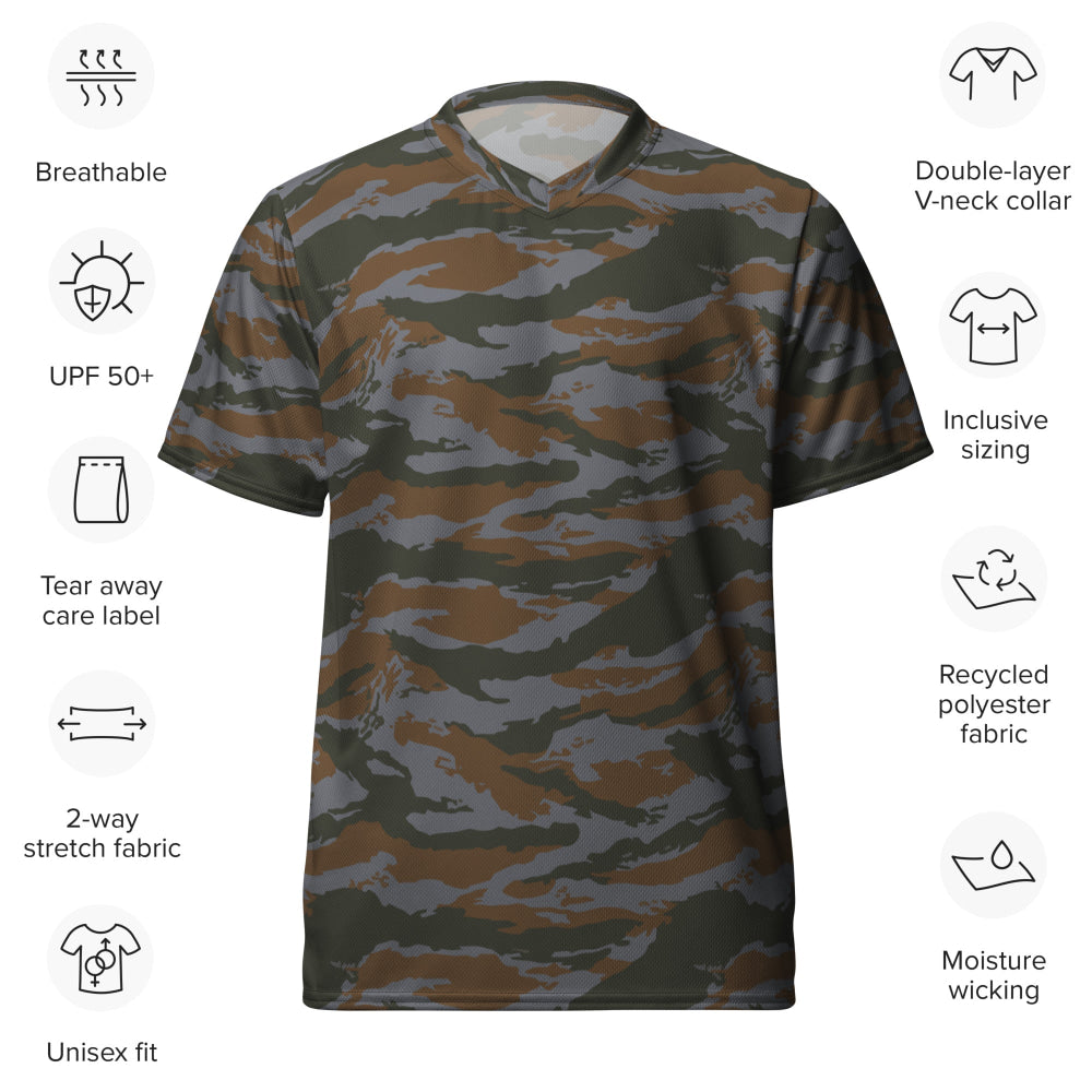 Cuban Lizard CAMO unisex sports jersey - Unisex Sports Jersey