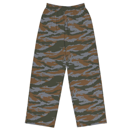 Lizard Cuban Jungle CAMO Unisex Wide-Leg Leisure Pants - 2XS - Pant