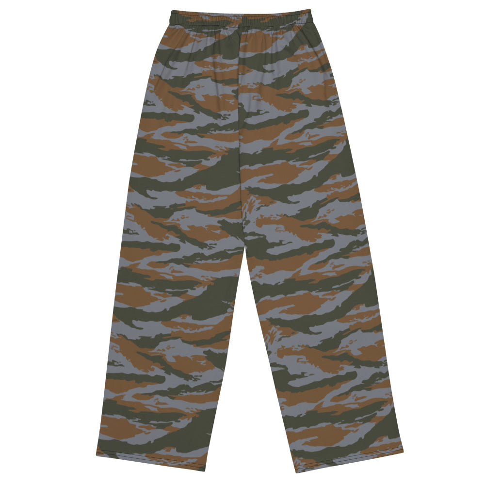 Cuban Lizard CAMO unisex wide-leg pants - Unisex Wide-Leg Pants