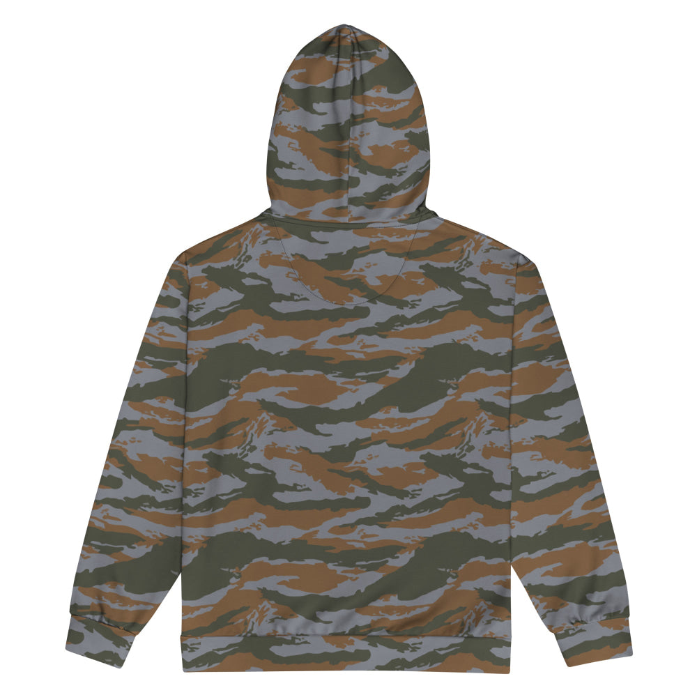 Cuban Lizard CAMO Unisex zip hoodie - Zip Hoodie