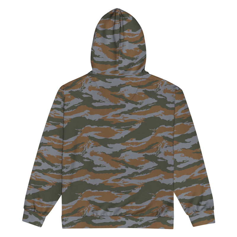 Lizard Cuban Jungle CAMO Unisex Zip Hoodie