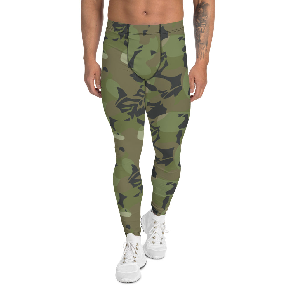 Cuban Special Troops Elm Leaf CAMO Men’s Leggings - XS - Mens