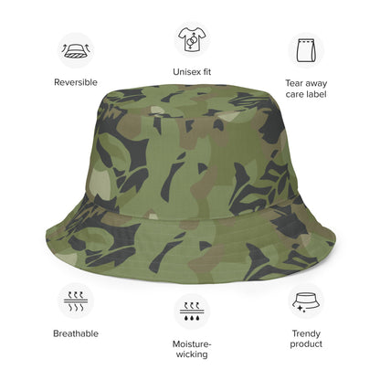 Cuban Special Troops Elm Leaf CAMO Reversible bucket hat - Bucket Hat