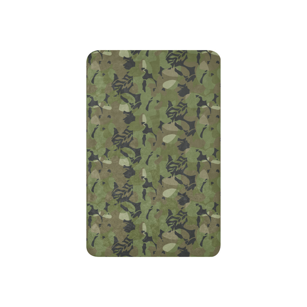 Cuban Special Troops Elm Leaf CAMO Sherpa blanket - Blanket