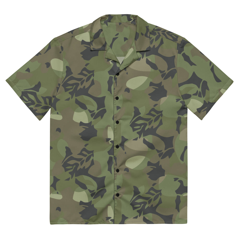 Cuban Special Troops Elm Leaf CAMO Unisex button shirt - 2XS - Button Shirt