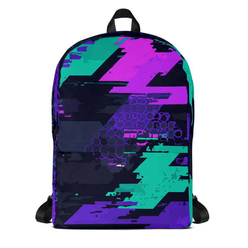 Cyberveil Iridescent Glitch CAMO Backpack - Bag