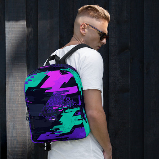 Cyberveil Iridescent Glitch CAMO Backpack - Bag