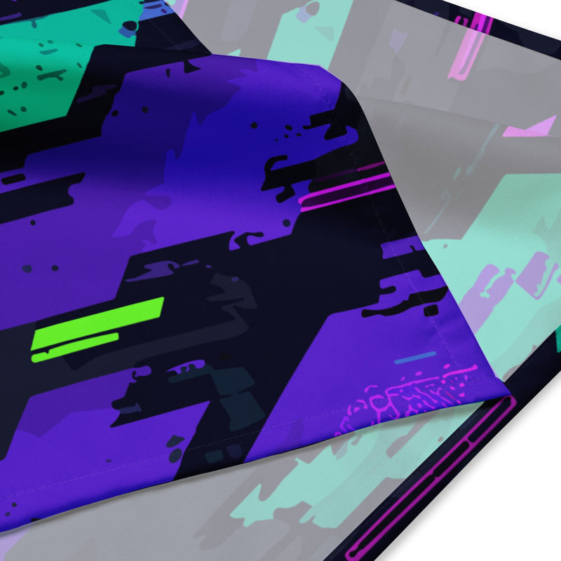 Cyberveil Iridescent Glitch CAMO Bandana - Head