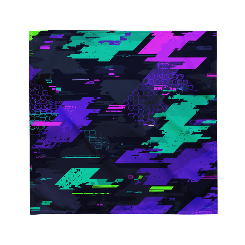 Cyberveil Iridescent Glitch CAMO Bandana - M - Head