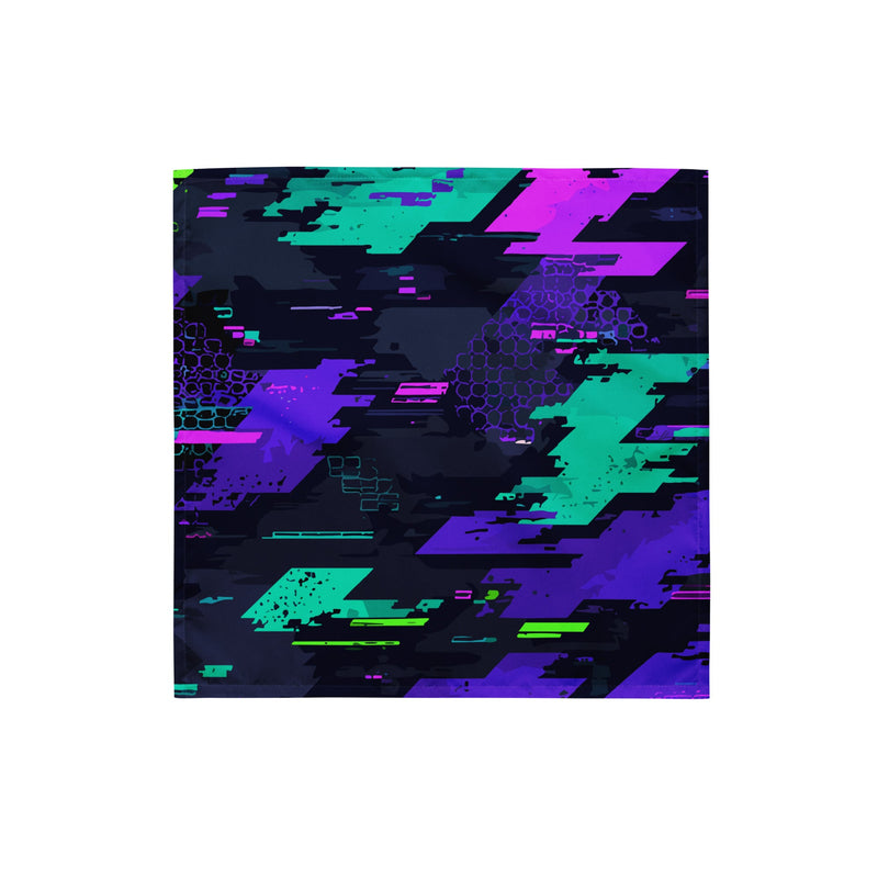 Cyberveil Iridescent Glitch CAMO Bandana - S - Head