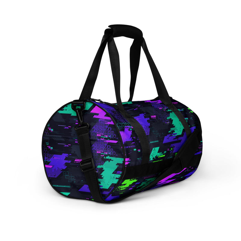 Cyberveil Iridescent Glitch CAMO Gym Bag